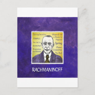 Rachmaninov Postkarte