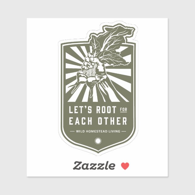 Racine pour l'autre Sticker (Feuille)