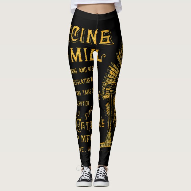RACINE WISCONSIN WINDMILL WINSHIP MFG CO 1889 LEGGINGS (Vorderseite)