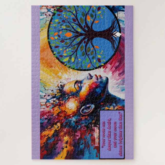 Racines profondes, Puzzle brillant de la Couronne (Vertical)