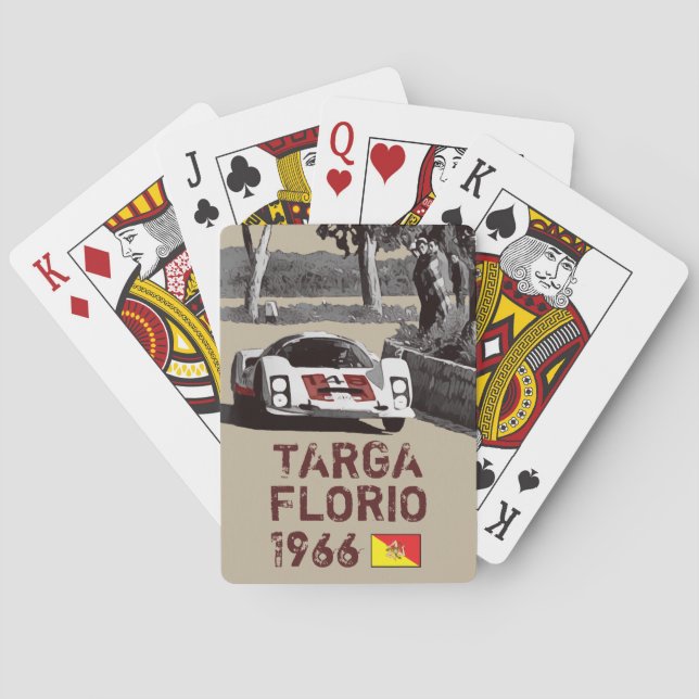 RACING 1966 SPIELKARTEN (Rückseite)