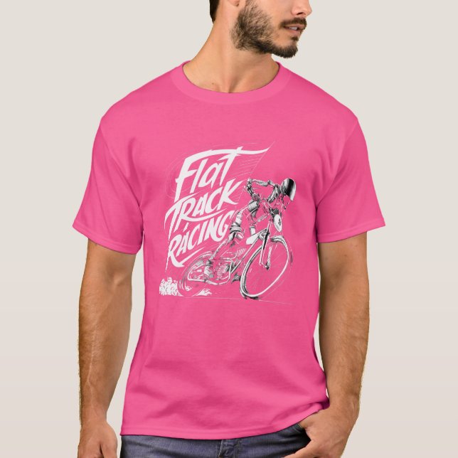Racing American Flag Speedwa T-Shirt (Vorderseite)