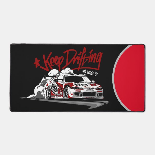 RACING AUTO BEHALTE DREHEN UND KRAPPEN SIE ES! SCHREIBTISCHUNTERLAGE (Vorderseite)
