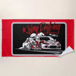 RACING AUTO BEHALTE DREHEN UND KRAPPEN SIE ES! STRANDTUCH