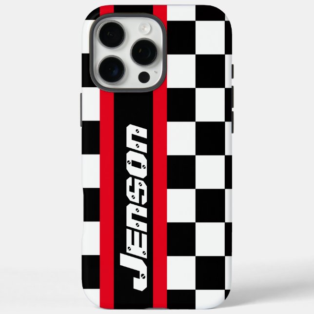 Racing Auto Sport Schachbrettflagge title_seo2 (Rückseite)