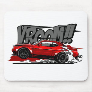 RACING AUTO VOLLSTÄNDIGE GESCHWINDIGKEIT! Mousepad