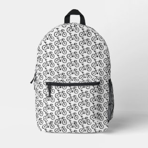 Racing Bike Lino Print Bedruckter Rucksack