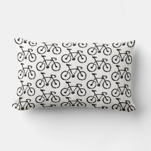 Racing Bike Print Throw Kissen