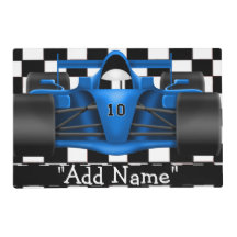 Racing Car Artmat Laminiertes Tischset