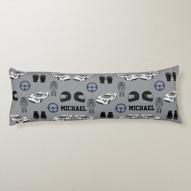 Racing car Body Pillow Seitenschläferkissen (Rückseite)