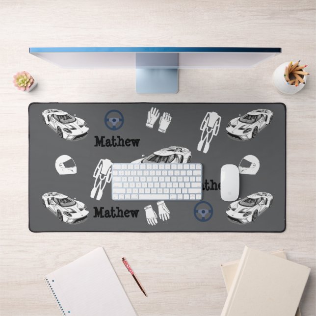 Racing car Desk Mat (Bureau 1)