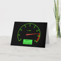 Racing Car Fan Geburtstagskarte