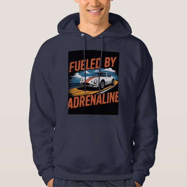 "Racing Car Hoodie - Speed Meets Comfort" (Vorderseite)