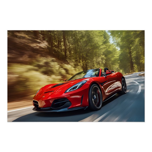 RACING CAR POSTER (Vorderseite)