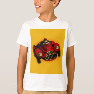 Racing Car Rot Gelb Altes Auto T-Shirt