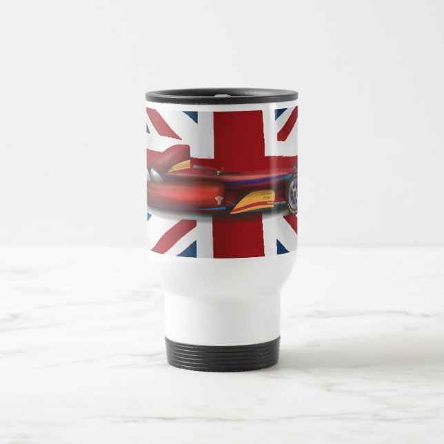 Racing Car UK Reisebecher (Mittel)