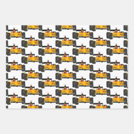 Racing Cars geteerte Design Wrapping Paper Sheets Geschenkpapier Set
