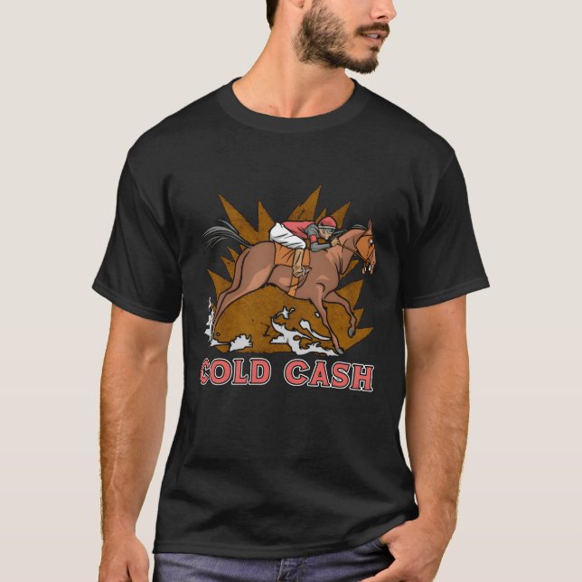 Racing Cold Cashhoroughbred Racer Junge T-Shirt (Vorderseite)