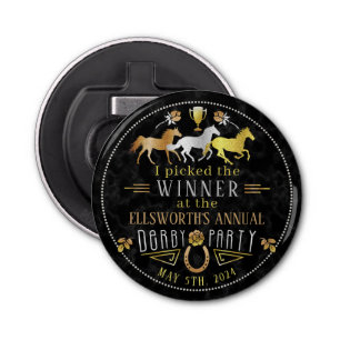 Racing Derby Day Party Art Deco Gewinner Preis Flaschenöffner
