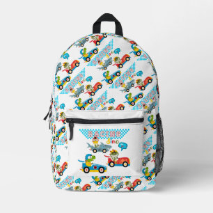 Racing Dino Bedruckter Rucksack