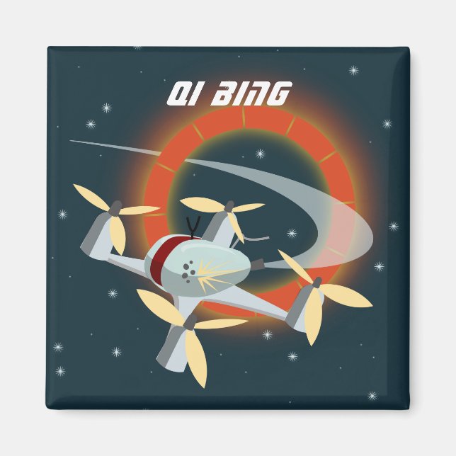 Racing-Drohne Magnet (Vorne)