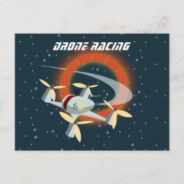 Racing-Drohne Postkarte
