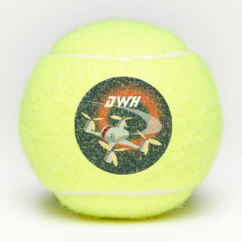 Racing-Drohne Tennisbälle