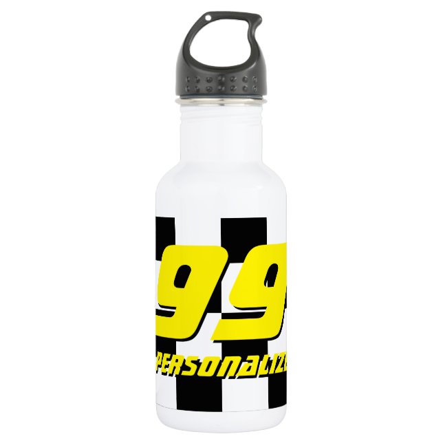 Racing-Flag für kundenspezifisches Auto Edelstahlflasche (Vorderseite)
