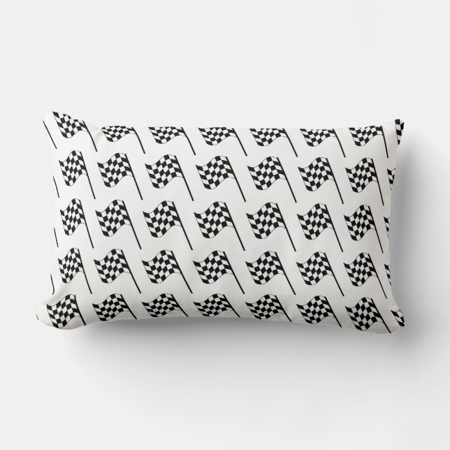Racing Flag Pillow Lendenkissen (Vorderseite)