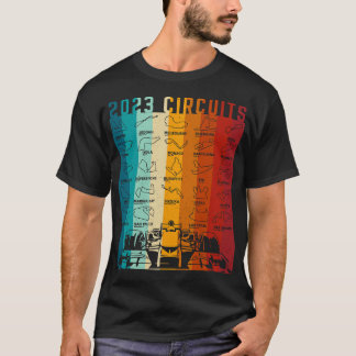 Racing Formula Track Circuit Car Fan Rennen Lover  T-Shirt