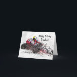 RACING GRANDSON BIRTHDAY CARD KARTE<br><div class="desc">Perfekt für den Schnelligkeitsdämon Enkel.</div>