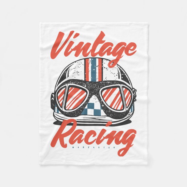 Racing Helmet Fleecedecke (Vorderseite)