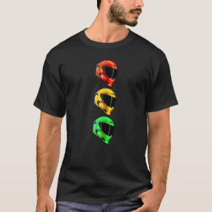 Racing Helmet Motorrad Racing Auto Helm Go Kart T-Shirt