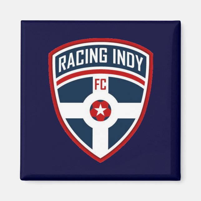 Racing Indy Blue Magnet (Vorne)