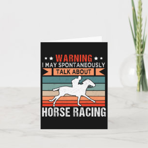 Racing Jockey Horseback Racing Barrel Racer Karte