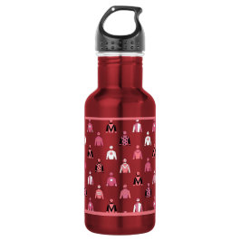 Racing Jockey Pink Silks Edelstahlflasche