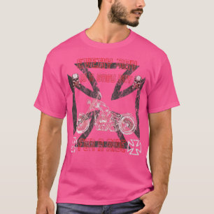 Racing Motorrad-Racing Motorrad Riker Rocker Motor T-Shirt