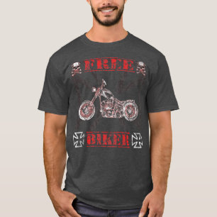 Racing Motorrad-Racing Motorrad Riker Rocker Motor T-Shirt