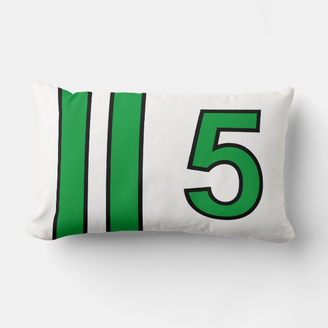 Racing Number 5 Lendenkissen (Vorderseite)