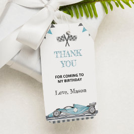 Racing Party Geburtstag Vielen Dank Tag Geschenkanhänger