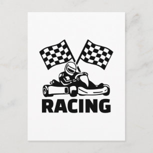 Racing Postkarte