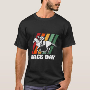 Racing Race Day Ky Derby Horse Jockey T-Shirt