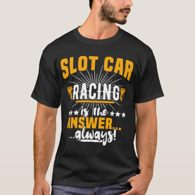 Racing Racing-Handsteuergerät Slot Car T-Shirt (Vorderseite)