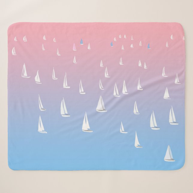 Racing Segelboote im offenen Meer Sherpadecke (Vorderseite (Horizontal))