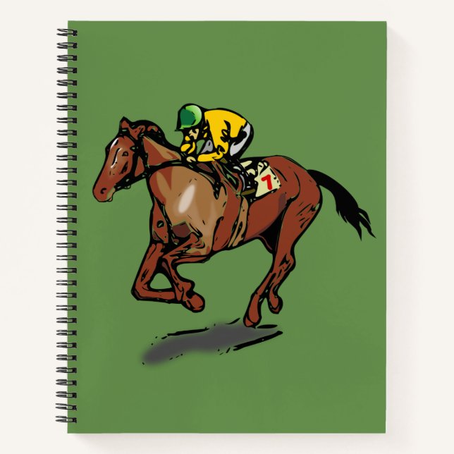 Racing Spiral Notebook Notizbuch (Vorderseite)