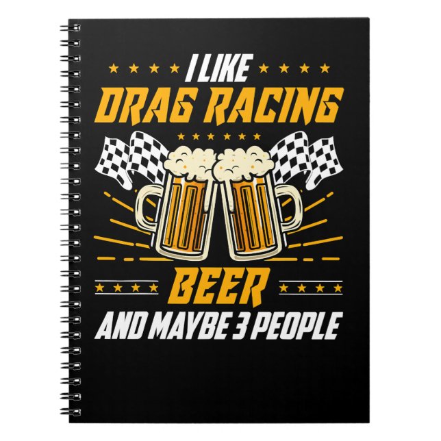 Racing Street Drag Racing Race Car I Like89 Notizblock (Vorderseite)