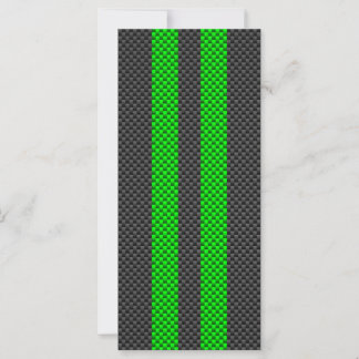 Racing Stripes für elektrische grüne Kohlenstofffa