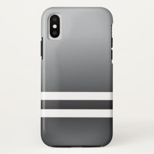 Racing Stripes White Grayish Blue Case-Mate iPhone Hülle