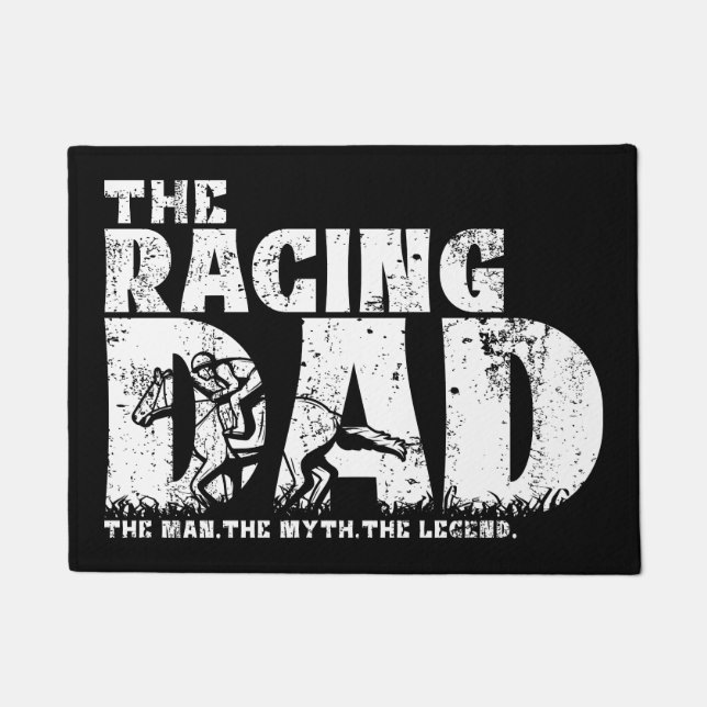 Racing Vater Derby Party Day Jockey Fußmatte (Vorderseite)