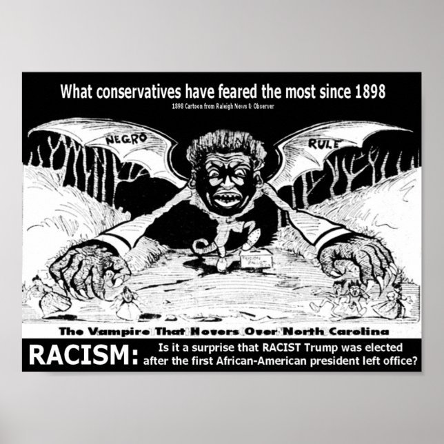 Racisme : affiche de 1898 (Devant)